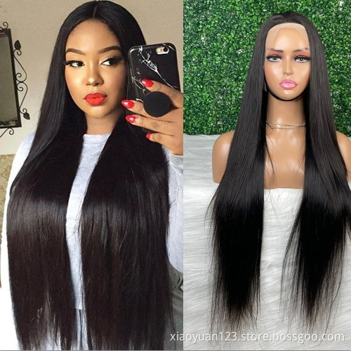 Glueless Flim Transparent HD Full Lace Front Brazilian 100% Virgin Cuticle Aligned Human Hair Wig With Baby Hair For Black Women